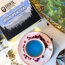 Load image into Gallery viewer, Shunya India® Butterfly Pea/Blue Pea Tea Tisane (20 Tea Bags, 3g Each) - Herbal Infusion Tea Tisane Natural Antioxidant, Support Immunity, Caffeine Free
