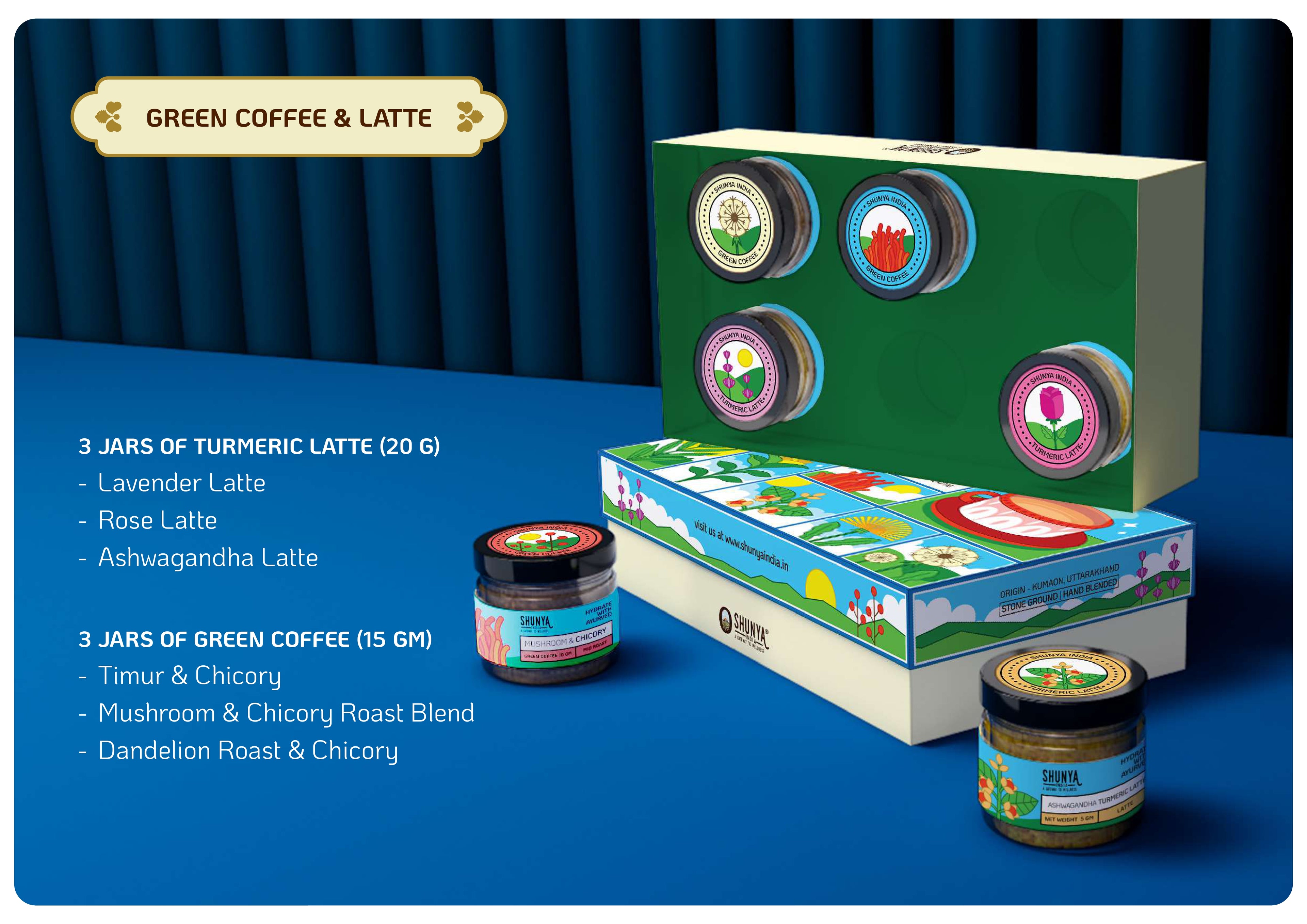 GREEN COFFEE & LATTE GIFT BOX