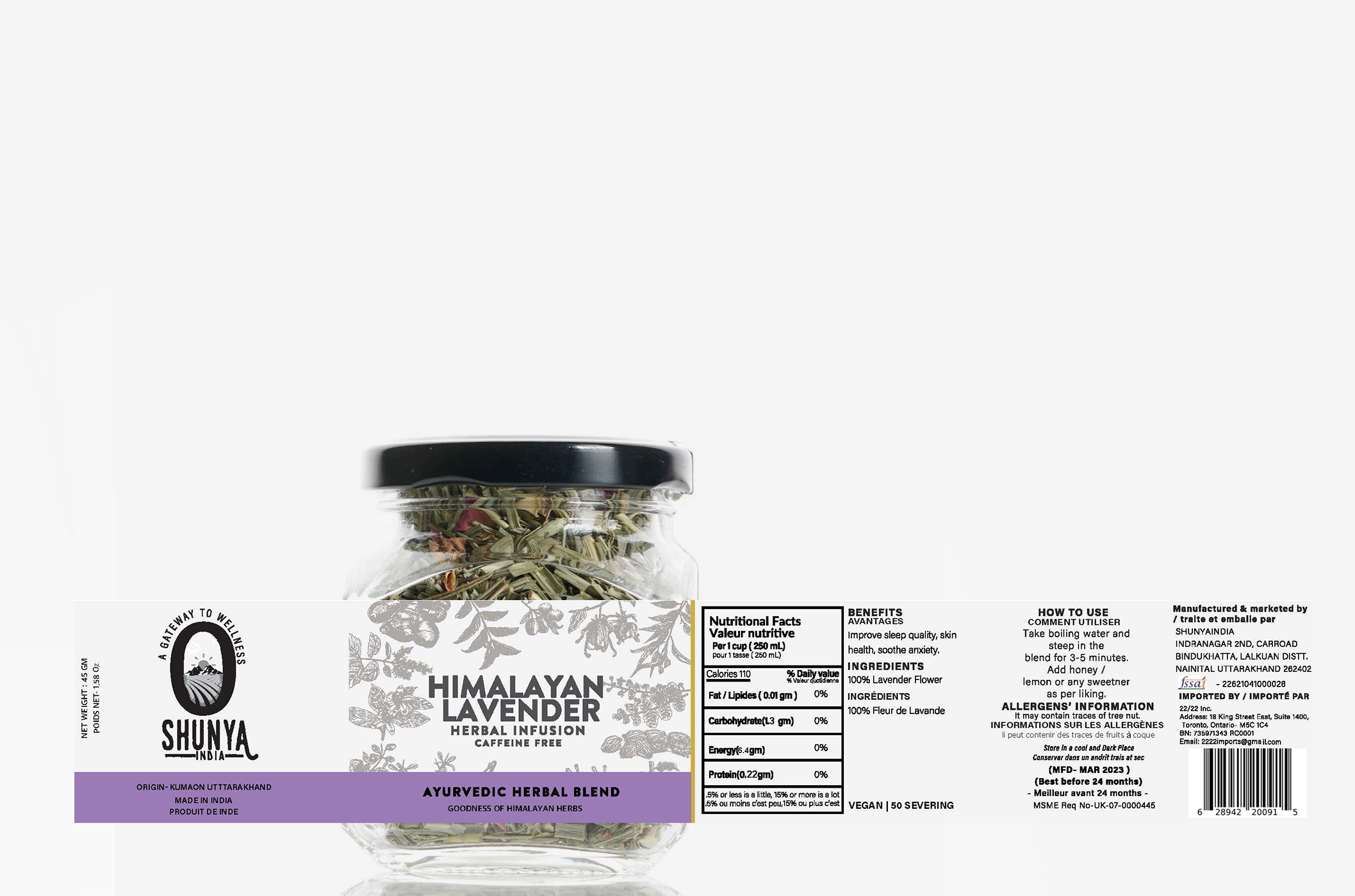 Himalayan Lavender tisane